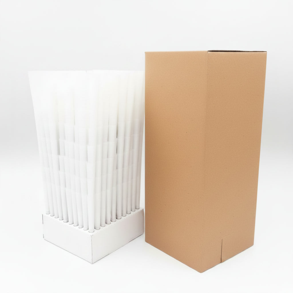 98mm Prerolled Cones - Classic White (800/4800 per Case)