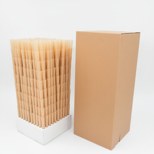70mm Prerolled Cones - Natural Brown (900/5400 Cones per Case)